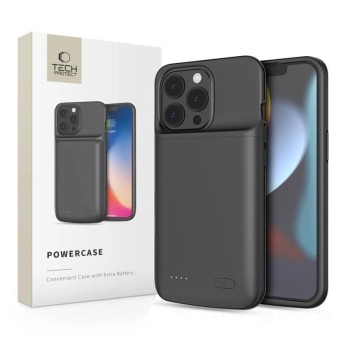 TECH-PROTECT POWERCASE 4800 mAh за iPhone 13 / 13 Pro Black