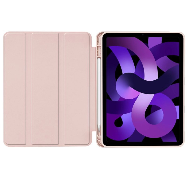 TECH-PROTECT SmartCase Pen калъф с поставка и отделение за стилус за iPad Air 10.9” 4/5/2020-2022 и 11” 6/7/8/2024-2026 Pink - 9589046918650