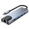 TECH-PROTECT V3-HUB адаптер 5в1 сив - TECH-PROTECT V3-HUB адаптер 5в1 сив - 9589046919312