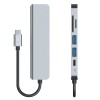Адаптер TECH-PROTECT V4-HUB 6в1 СИВ - 9589046919343
