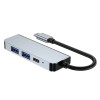 Tech-Protect V2-HUB адаптер 4в1 сив - 9589046919350