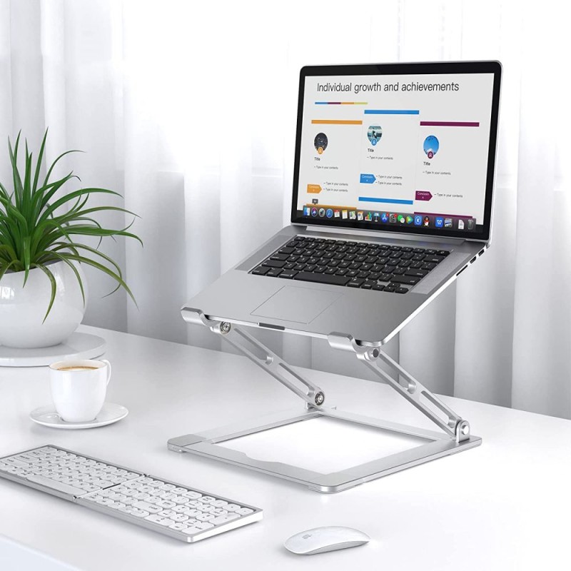 Tech-Protect ULS400 PRODESK Универсална поставка за лаптоп, сива - 9589046919381