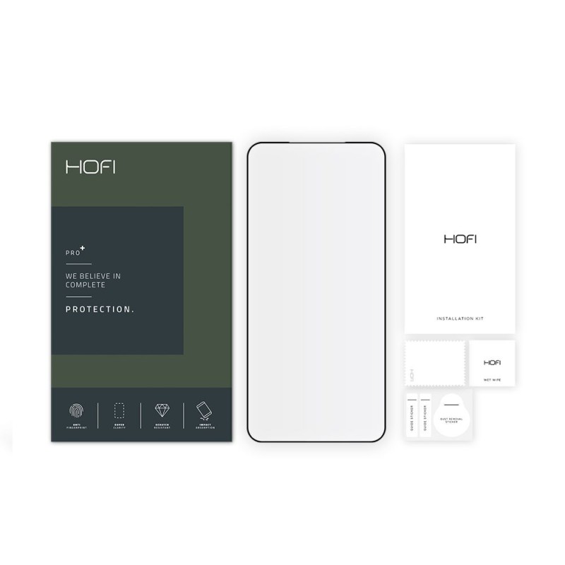 Закалено стъкло Hofi Glass Pro+ за Samsung Galaxy S22 (черно) - Закалено стъкло Hofi Glass Pro+ за Samsung Galaxy S22 (черно) - 9589046919800