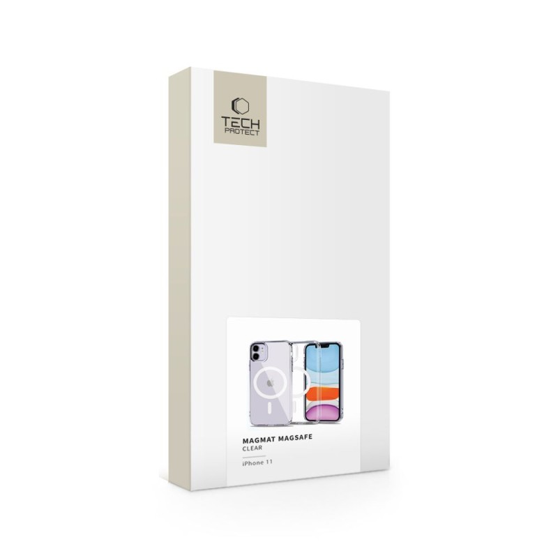 TECH-PROTECT MAGMAT MagSafe iPhone 11 прозрачно калъфче - 9589046922572