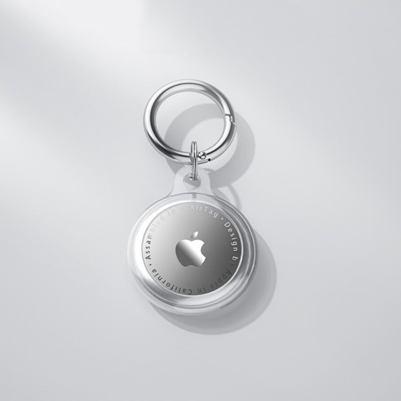 TECH-PROTECT ICON Калъф за Apple AirTag 1 / 2, прозрачен - 9589046922954
