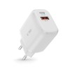 TECH-PROTECT C20W двупортово мрежово зарядно PD 20W / QC3.0, бяло - TECH-PROTECT C20W двупортово мрежово зарядно PD 20W / QC3.0, бяло - 9589046924293