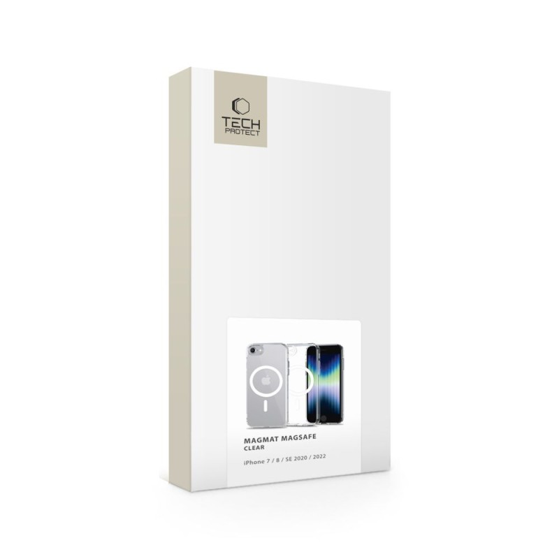 TECH-PROTECT Magmat MagSafe за iPhone 7 / 8 / SE (2020) / (2022) прозрачно - TECH-PROTECT Magmat MagSafe за iPhone 7 / 8 / SE (2020) / (2022) прозрачно - 9589046924439