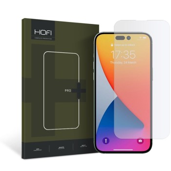 Hofi Glass Pro+ закалено стъкло за iPhone 14 Pro (Clear) 144x68 мм
