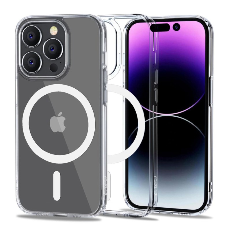 TECH-PROTECT FLEXAIR HYBRID MagSafe за iPhone 14 Pro Max CLEAR (прозрачен) - TECH-PROTECT FLEXAIR HYBRID MagSafe за iPhone 14 Pro Max CLEAR (прозрачен) - 9589046925399