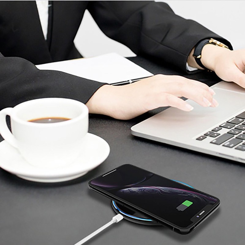 Tech-Protect QI15W-C1 Безжично зарядно 15W Черно - Tech-Protect QI15W-C1 Безжично зарядно 15W Черно - 9589046926310