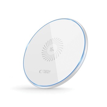 TECH-PROTECT QI15W-C1 Безжично зарядно 15W Бяло