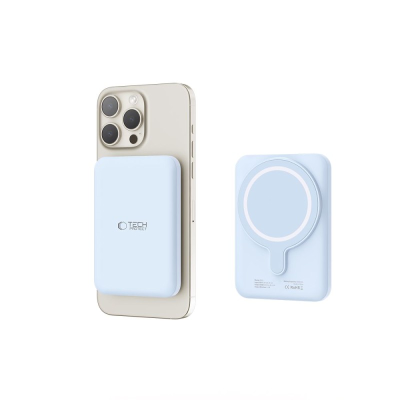 Tech-Protect PB10 LifeMag MagSafe Power Bank 5000mAh Blue - 9589046926693