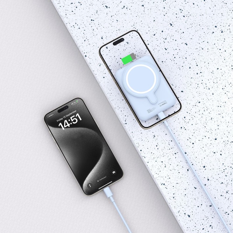 Tech-Protect PB10 LifeMag MagSafe Power Bank 5000mAh Blue - 9589046926693