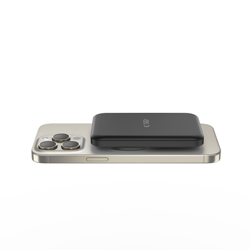 TECH-PROTECT PB10 LifeMag MagSafe Power Bank 5000mAh Black - TECH-PROTECT PB10 LifeMag MagSafe Power Bank 5000mAh Black - 9589046926716