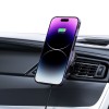 Tech-Protect A2 Магнитна Magsafe стойка за автомобил към решетка за въздух с безжично зарядно 15W Черна - Tech-Protect A2 Магнитна Magsafe стойка за автомобил към решетка за въздух с безжично зарядно 15W Черна - 9589046926730