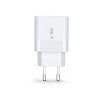 TECH-PROTECT C30W 2-портова мрежова зарядна PD 30W / QC3.0, бяла - TECH-PROTECT C30W 2-портова мрежова зарядна PD 30W / QC3.0, бяла - 9589046926792