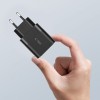 TECH-PROTECT C30W 2-портово мрежово зарядно PD 30W / QC3.0 черно - TECH-PROTECT C30W 2-портово мрежово зарядно PD 30W / QC3.0 черно - 9589046926808