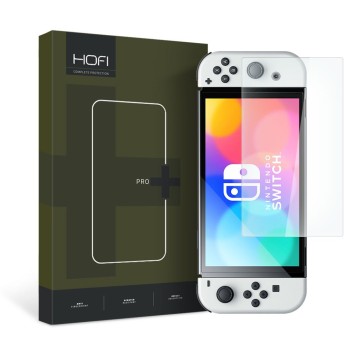 Hofi Glass Pro+ закалено стъкло за Nintendo Switch OLED (прозрачно)